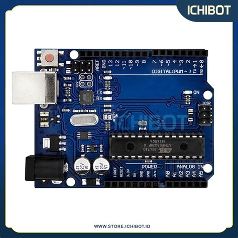 Arduino Uno R3 Atmega328p 328p Dip 16u2 Serial Ichibot Store