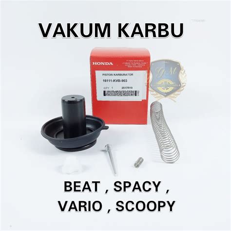 Jual Original Vacum Karbu Beat Vario Kvb Kvy Vario 110 Techno Spacy Scoopy Karburator Skep Gas