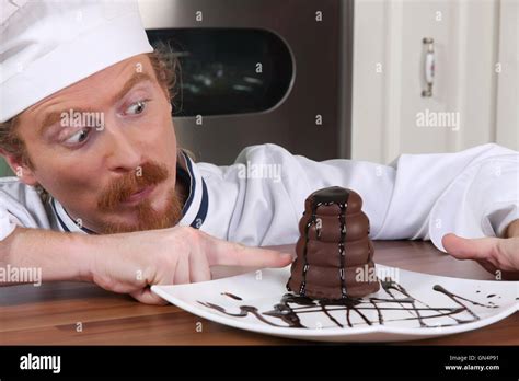 Funny young chef Stock Photo - Alamy