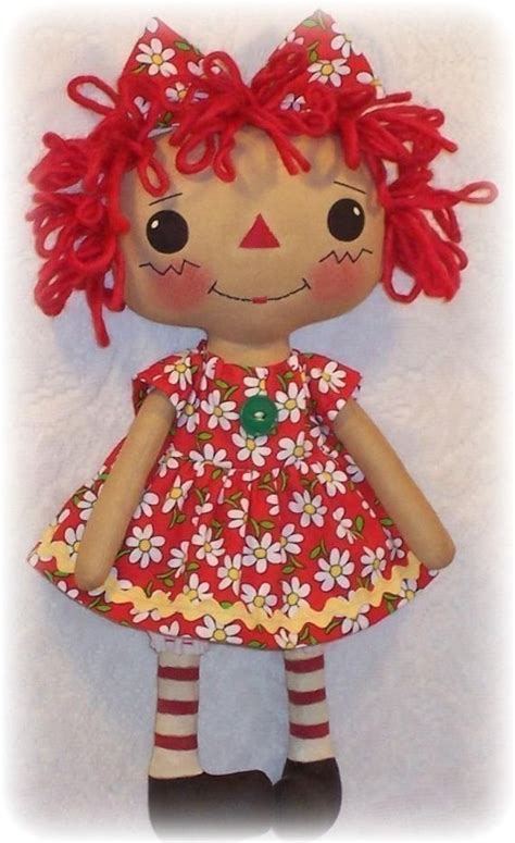 Raggedy Ann Doll Raggedy Ann And Andy Primitive Dolls Sewing Dolls