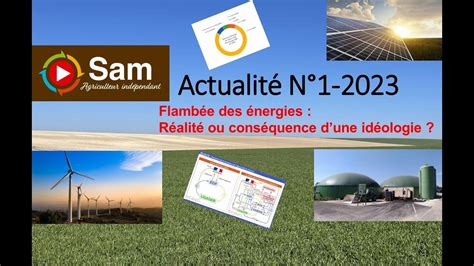 Actualité N1 2023 Flambée de l énergie Réalité ou conséquence d une