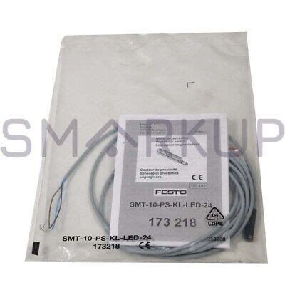 New In Box Festo Smt Ps Sl Led Plc Proximity Switch Sensor Cable