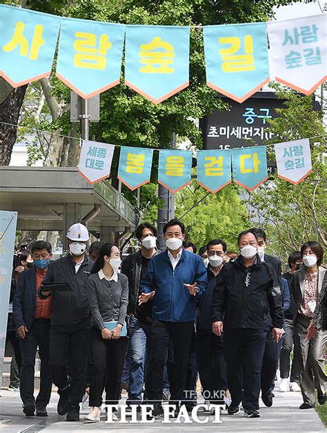 사람숲길 개장식 참석한 오세훈 시장 포토 네이트 뉴스