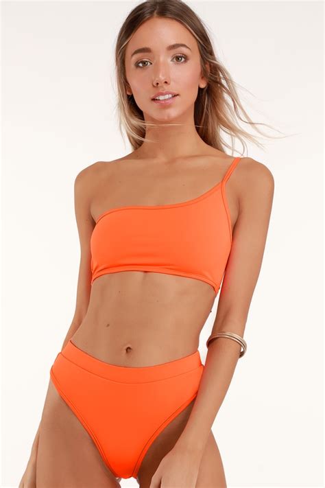 Neon Orange Cheeky Bikini Bottom Cheeky Bikinis Cheeky Bikini Hot Sex