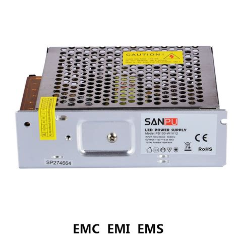 Ps100 W1v12 Sanpu Power Supply Emc Emi Ems Smps 12v 100w Switching