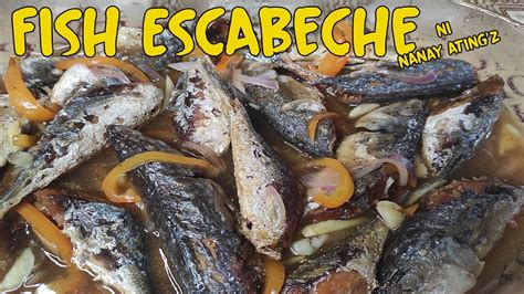 Eskabetse Isda Escabeche Fish Quick And Easy Recipe Nanay Cooking