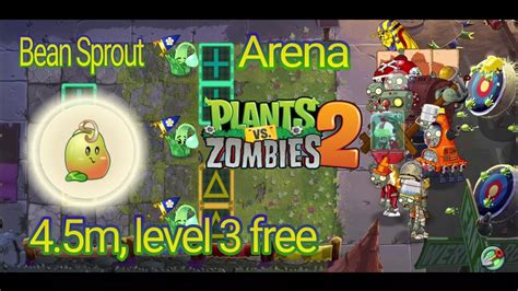 Plants Vs Zombies Arena Week 292 4 5m Level 3 Free PvZ 2 Bean Sprout