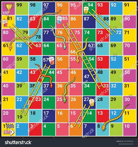 1 Snake Laddder Images, Stock Photos & Vectors | Shutterstock