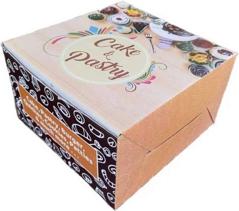 Printed Duplex Paper Cake Packaging Box Gram At Rs Piece In