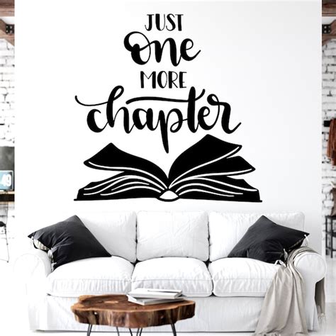 Reading Wall Decal Etsy