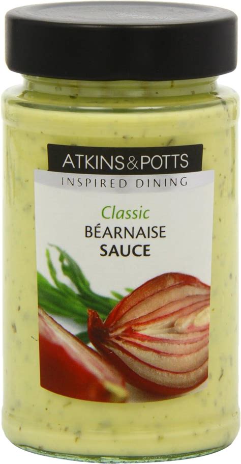 Atkins And Potts Bernaise Sauce 190g Rich And Flavorful Bearnaise Sauce