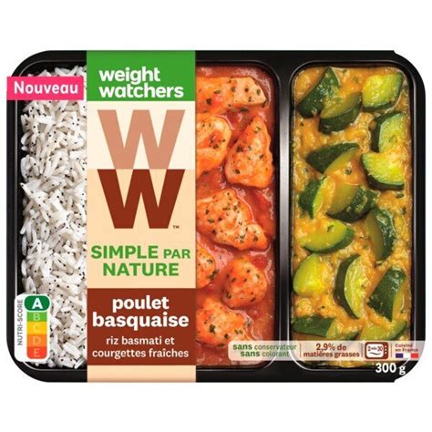 Promo Plat Cuisin Weight Watchers Marie Chez Auchan