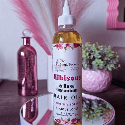 Hibiscus Ayurvedic Hair Growth Oil Natural Herbal Scalp Blend Healthy Hair Follicles Serum