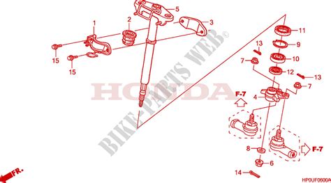 Steering Shaft For Honda FOURTRAX 500 FOREMAN 4X4 RED 2009 Honda