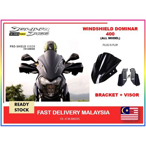 Windshield Dominar 400 All Model Shopee Philippines