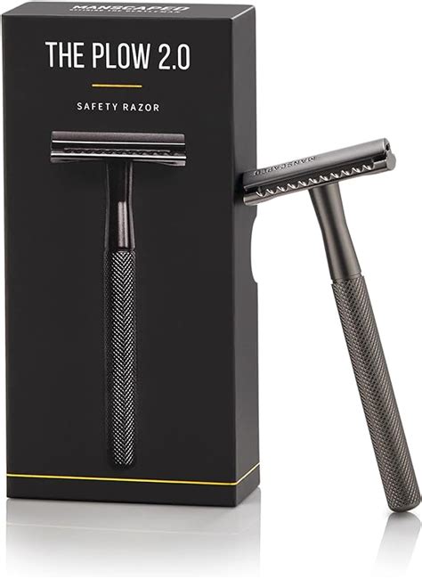 Manscaped™ The Plow™ 20 Premium Single Blade Double Edged Safety Razor