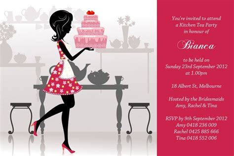 Tea Party Invitation Tickets