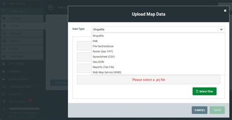 upload map data  mangomap gis tutorial
