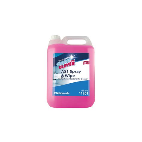 Clean And Clever As1 Spray And Wipe Perfumed Bactericidal Cleaner