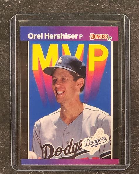 Donruss Orel Hershiser Set And Counting And Mvp