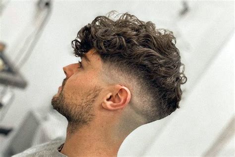 Taper Haircut With Curls