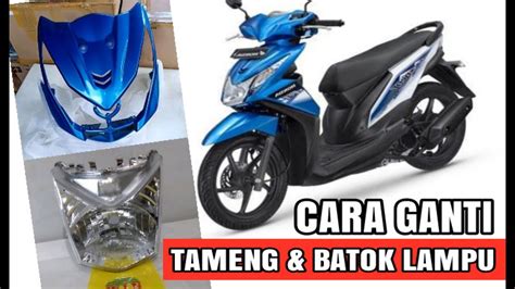 Tutorial Ganti TAMENG BATOK LAMPU DEPAN Honda BEAT FI YouTube