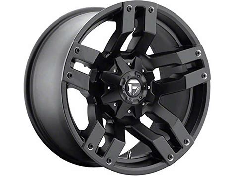 Fuel Wheels Tacoma Pump Matte Black 6 Lug Wheel 20x9 1mm Offset