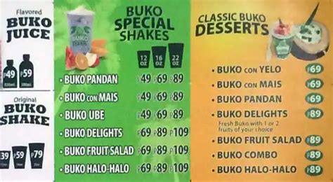 Buko Ni Fruitas Menu Menu For Buko Ni Fruitas Masinag Rizal Zomato