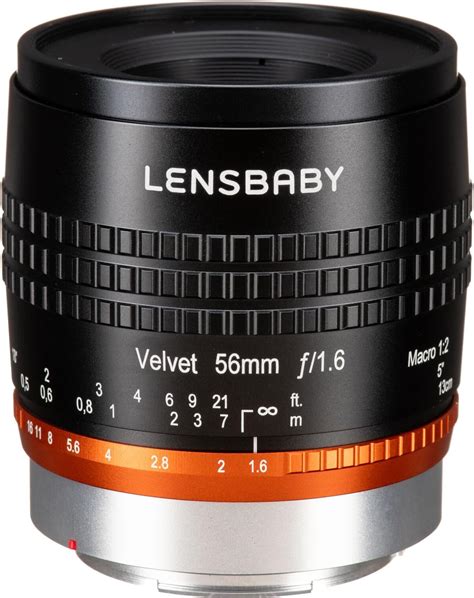 Amazon Lensbaby Velvet 56 With Copper Rings Fujifilm X Mount