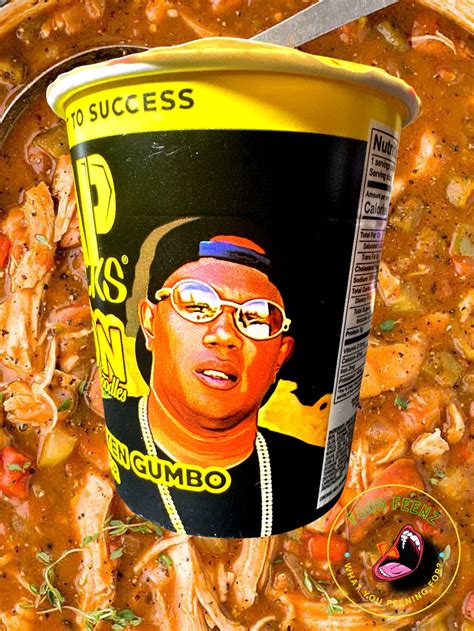 Rap Snacks Master P Creamy Chicken Gumbo Ramen Noodles Flavor Food Feenz