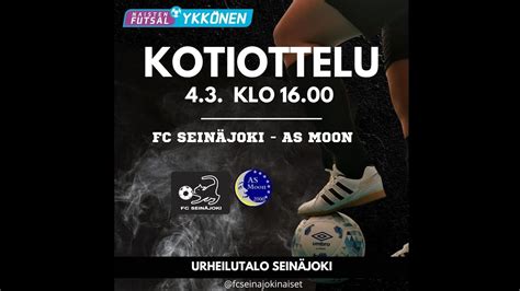 Naisten Futsal Ykk Nen Fc Sein Joki As Moon Youtube