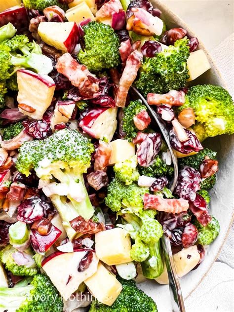 Loaded Broccoli Salad Recipe Savory Nothings