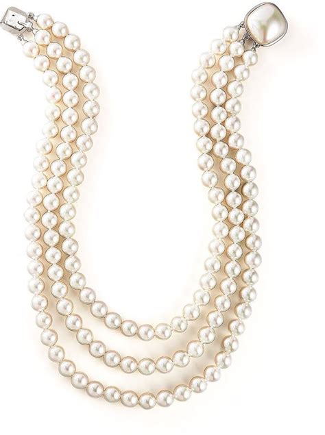 MAJORICA JEWELRY LTD Three-Strand Pearl Necklace #2153909 - Weddbook