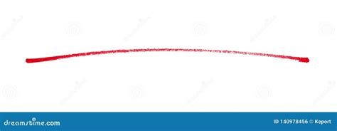 Hand Drawn Red Pencil Line Stock Illustration Illustration Of Design