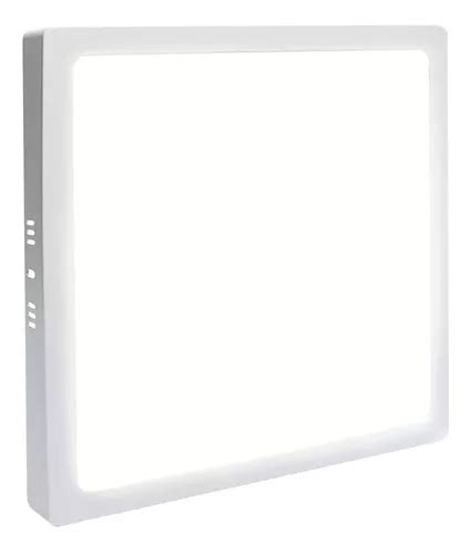 Painel Plafon Led 25w Quadrado Sobrepor Branco Neutro