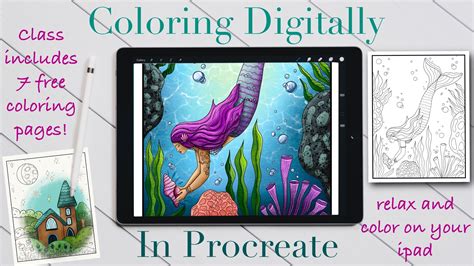 Procreate Coloring Pages And How To Color Digitally On Your Ipad — The