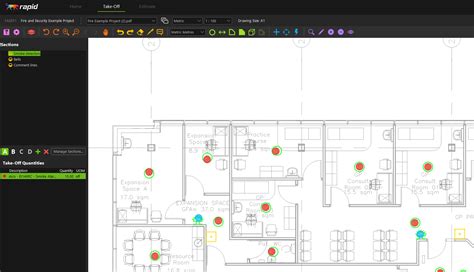 Takeoff And Fire Alarm Estimating Software Rapidquote Uk