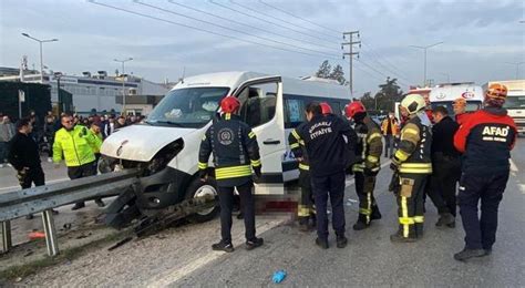 Kocaeli de feci kaza Bir kişinin bacağı koptu Son Dakika Haberleri