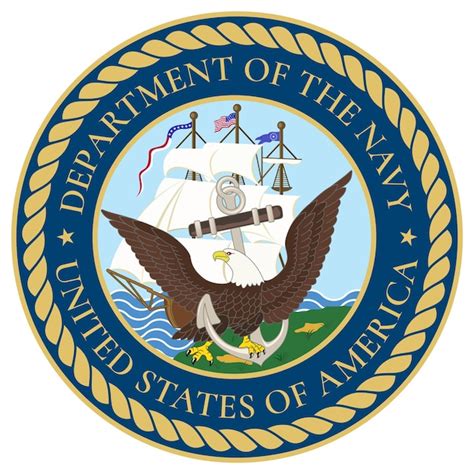 Premium Vector Seal Of The United States Department Of The Navy