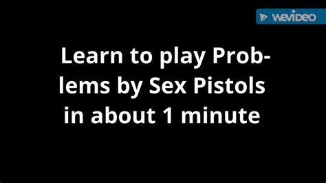 How To Play Problems By Sex Pistols On Guitar In About Minute YouTube