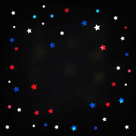 Red, blue and white stars decorated background. 24293500 Vector Art at ...