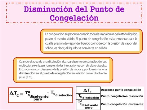 DESCENSO DEL PUNTO DE CONGELACIÓN ppt descargar