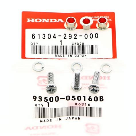 K K Kreuzschlitzschrauben Set Zylinderkopfdeckel Honda Cb Four K