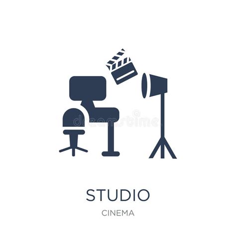 Studio Icon Trendy Flat Vector Studio Icon On White Background Stock