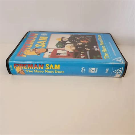 Fireman Sam The Hero Next Door Vhs Abc Video Rated G Picclick Uk