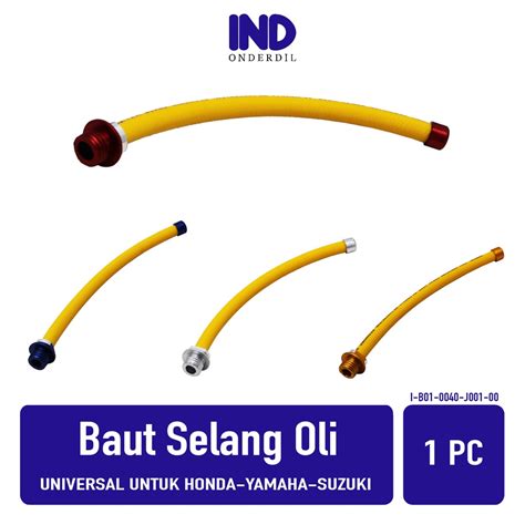 Jual Baut Baud Tutup Oli Oil Selang Slang Variasi CNC Universal Honda