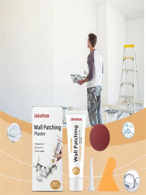 wall repair kit patch filler  cover wall holes peeling  damage