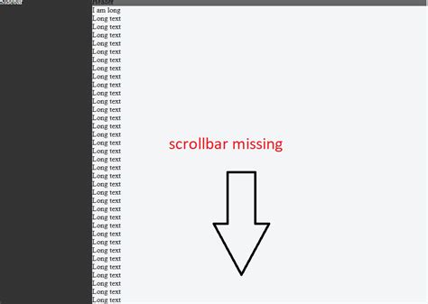 Javascript Making Horizontal Scrollbar Always Visible Even If Bottom