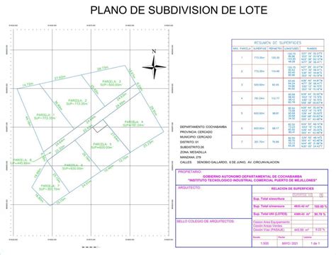 Plano de Subdivisión de Lote Ricardo Apaza uDocz