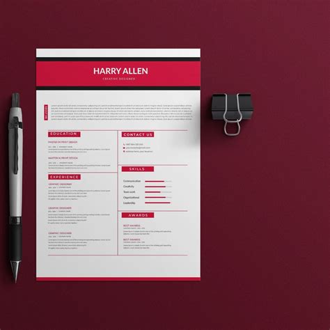 Resume Template Bundle Resume Template Modern Resume Etsy